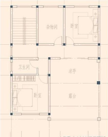 開(kāi)間8、9米的兩款自建房，占地小，格局優(yōu)良，值得參考。