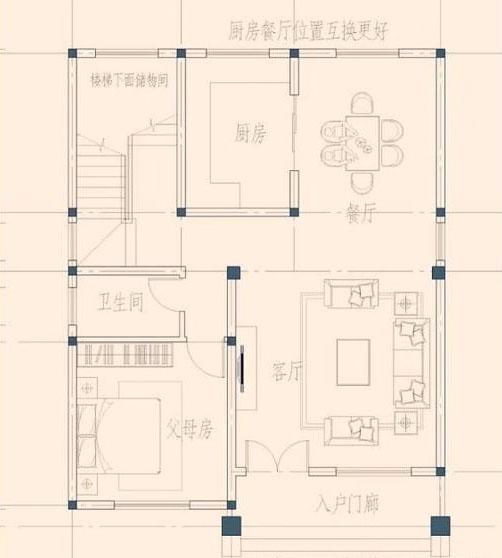 開(kāi)間8、9米的兩款自建房，占地小，格局優(yōu)良，值得參考。