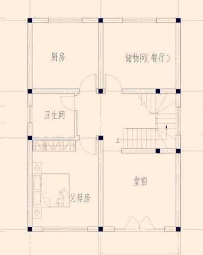 開(kāi)間8、9米的兩款自建房，占地小，格局優(yōu)良，值得參考。