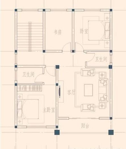 開(kāi)間8、9米的兩款自建房，占地小，格局優(yōu)良，值得參考。