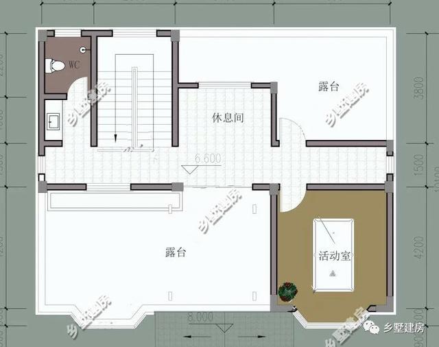 11X12米農(nóng)村自建房，設(shè)計(jì)親民，麻雀雖小，五臟俱全。