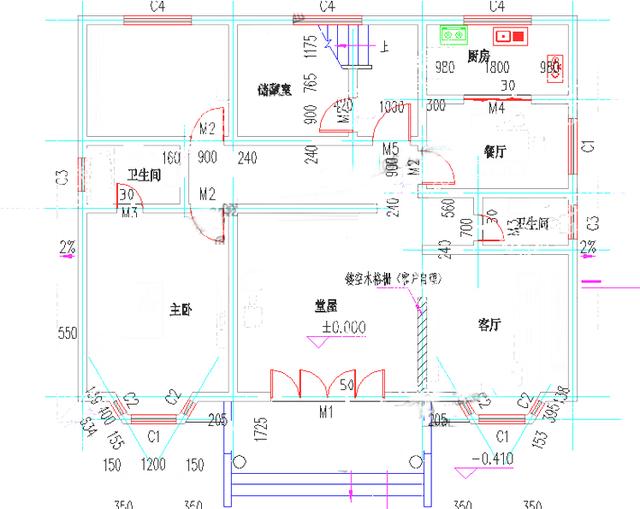 飄窗小別墅設(shè)計(jì)圖，上有閣樓，既隔熱又洋氣！