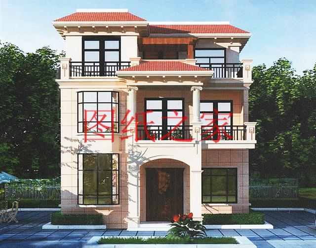 4套小戶型三層別墅設計圖分享給大家！