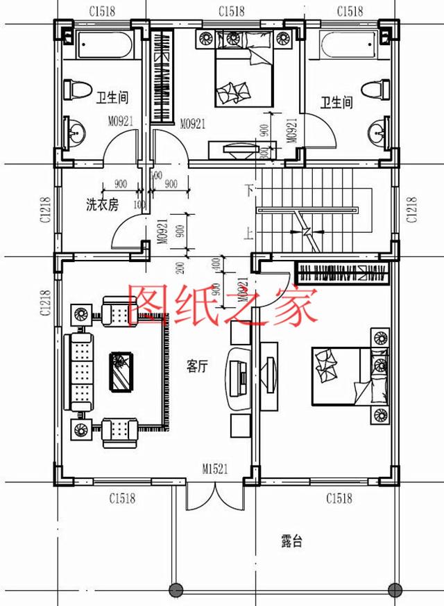 4套小戶型三層別墅設計圖分享給大家！