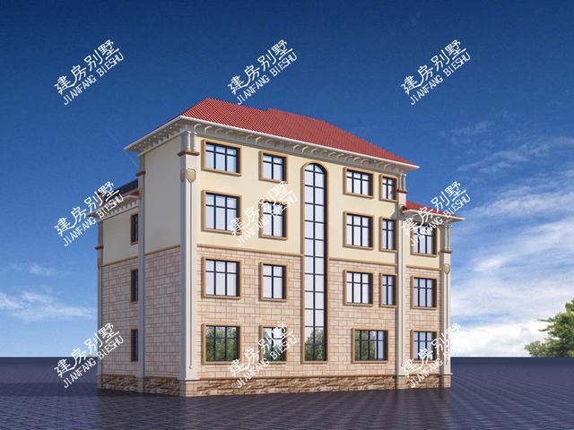 四層別墅設(shè)計(jì)圖，帶車庫(kù)，挑空設(shè)計(jì)，給您品質(zhì)生活！