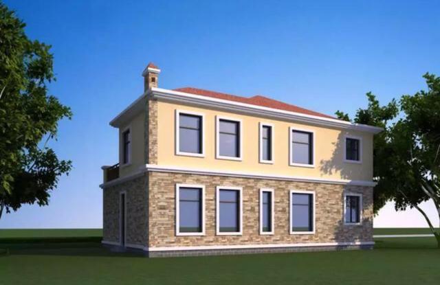 時(shí)尚經(jīng)典的二層自建房，陽光房+大露臺(tái)，整體美觀新穎。