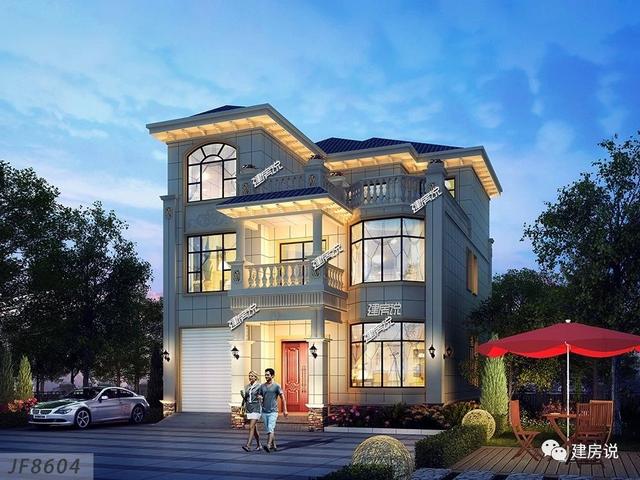 三層帶車庫(kù)的別墅設(shè)計(jì)圖，造價(jià)30W，享受優(yōu)質(zhì)生活！