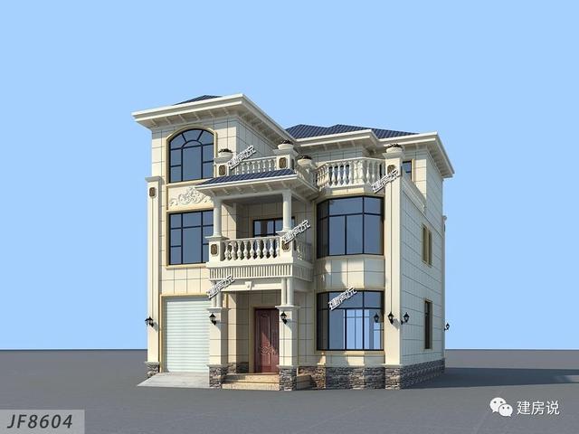 三層帶車庫(kù)的別墅設(shè)計(jì)圖，造價(jià)30W，享受優(yōu)質(zhì)生活！