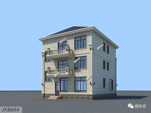 三層帶車庫(kù)的別墅設(shè)計(jì)圖，造價(jià)30W，享受優(yōu)質(zhì)生活！