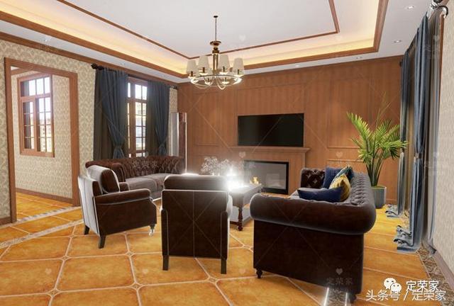 二層別墅設(shè)計(jì)圖，五室三廳四衛(wèi)，摒棄了繁瑣和奢華。