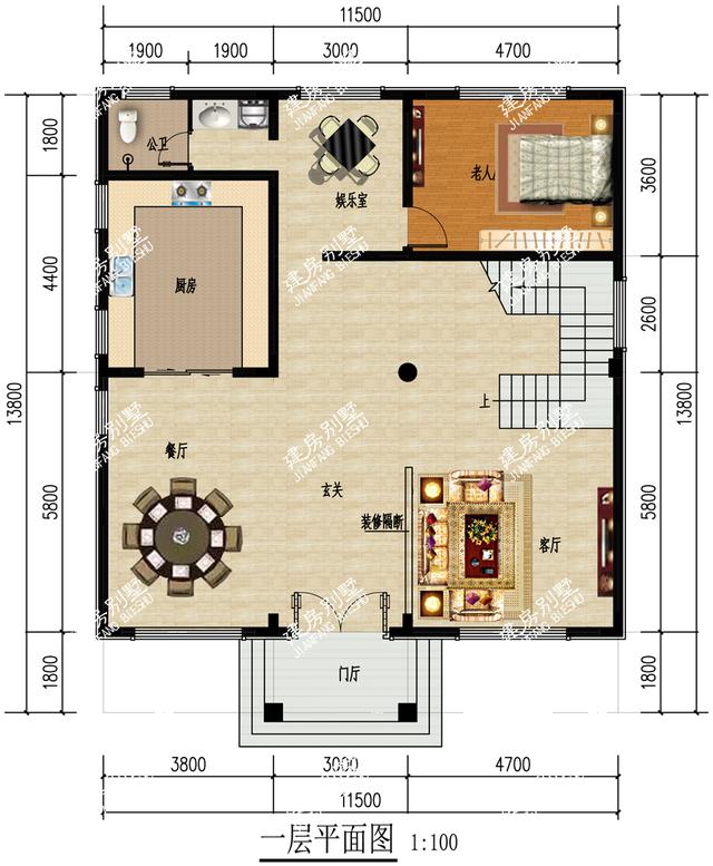3棟開間11.5m農(nóng)村自建房，不求其他只求家人在側(cè)。