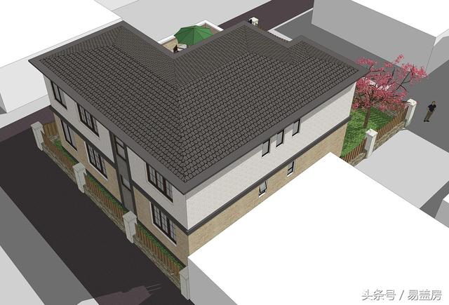 北京43萬(wàn)歐式別墅設(shè)計(jì)圖，景觀院墻超大露臺(tái)，引得鄉(xiāng)親參觀！
