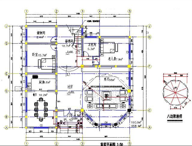 農(nóng)村三層帶露臺(tái)自建房，南北通透，人性化設(shè)計(jì)。