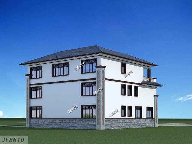 新中式別墅設(shè)計(jì)圖，彰顯家業(yè)，愿您人丁興旺！