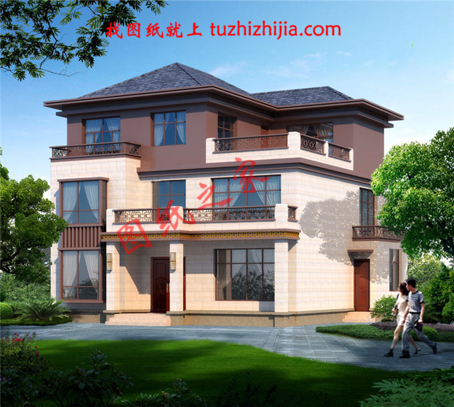 主體造價(jià)30萬(wàn)以內(nèi)農(nóng)村建房三層別墅，一般家庭的建房首選！