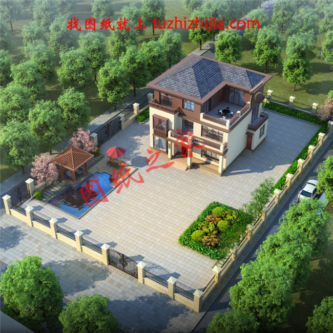 主體造價(jià)30萬(wàn)以內(nèi)農(nóng)村建房三層別墅，一般家庭的建房首選！