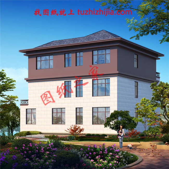 主體造價(jià)30萬(wàn)以內(nèi)農(nóng)村建房三層別墅，一般家庭的建房首選！