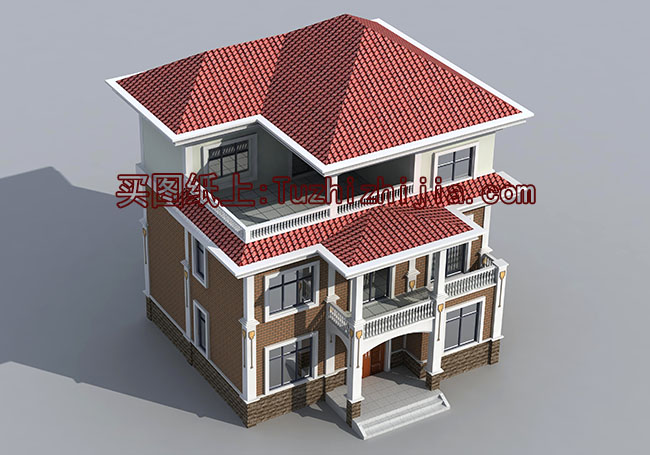 主體造價(jià)30萬(wàn)以內(nèi)農(nóng)村建房三層別墅，一般家庭的建房首選！