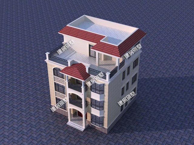 11x10.3四層別墅設(shè)計圖，占地118平，歡迎參考！