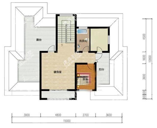 爆款開間15m別墅設(shè)計圖，設(shè)計新穎獨特，立體感十足