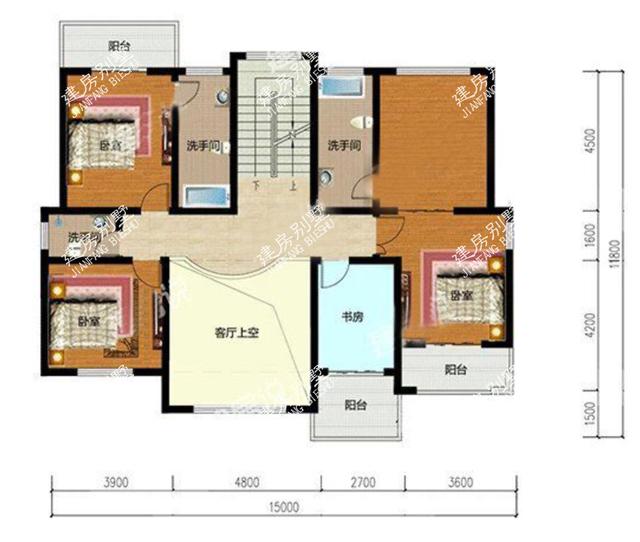 爆款開間15m別墅設(shè)計圖，設(shè)計新穎獨特，立體感十足