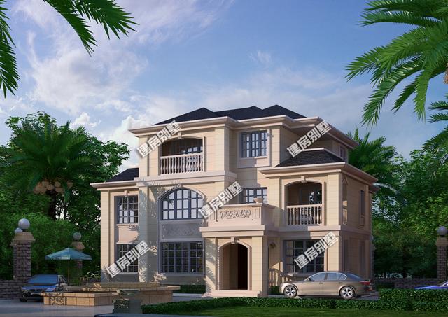 爆款開間15m別墅設(shè)計圖，設(shè)計新穎獨特，立體感十足