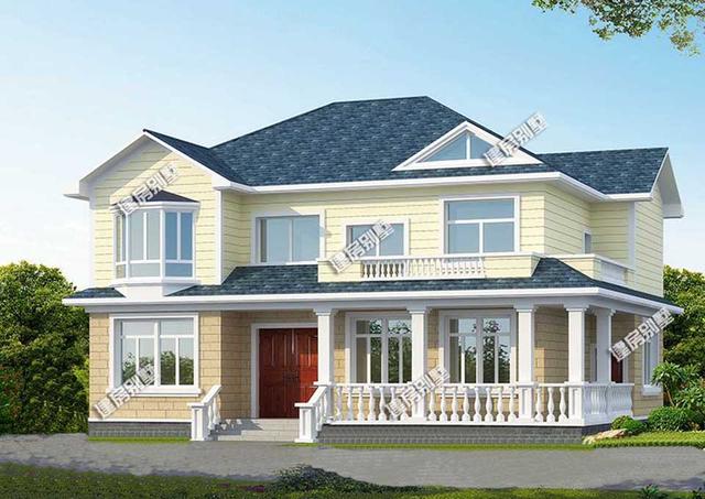 爆款開間15m別墅設(shè)計圖，設(shè)計新穎獨特，立體感十足