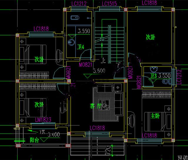 三層農(nóng)村自建房，戶型簡約大方實用！您心動沒？
