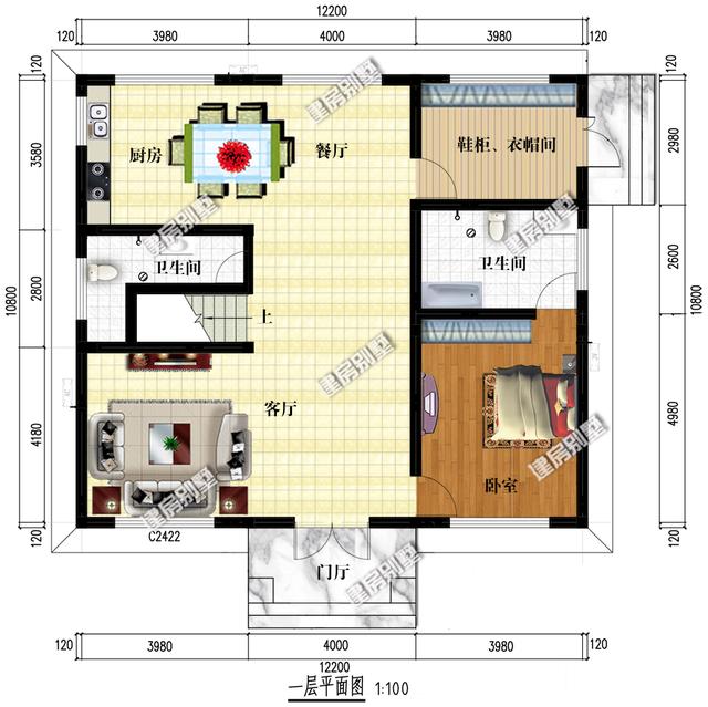 三層別墅設(shè)計圖，占地小戶型優(yōu)，送您一棟美宅。