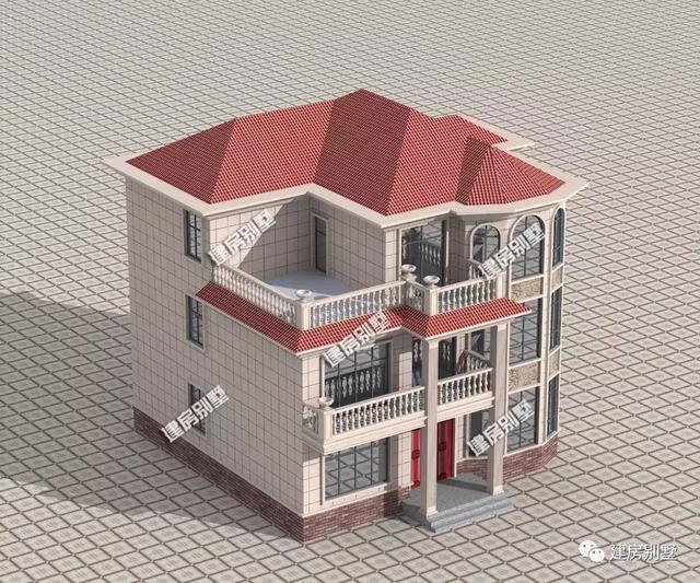 12×12米別墅設(shè)計(jì)圖，鄉(xiāng)下有別墅，養(yǎng)老度假好去處。