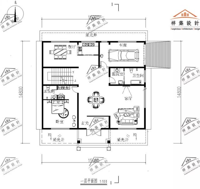 歐式風格別墅設計圖 ，造價低廉，經濟實用型別墅。