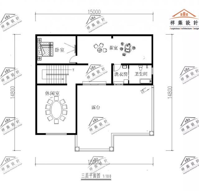歐式風格別墅設計圖 ，造價低廉，經濟實用型別墅。