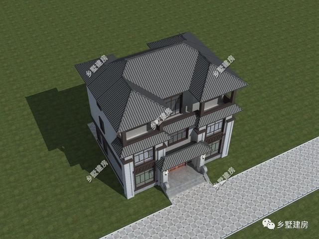 三層新中式別墅設(shè)計(jì)圖，一樣的土地，給您不一樣的生活體驗(yàn)