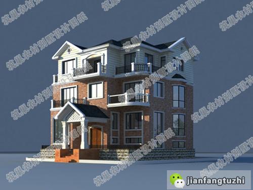 復(fù)式三層帶夾層別墅設(shè)計(jì)圖，610㎡大家庭必備！