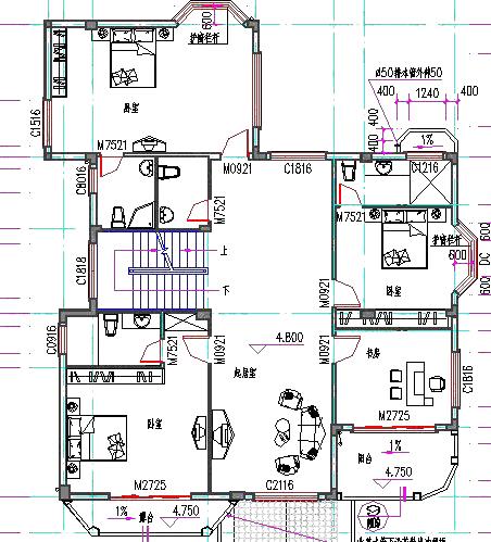 復(fù)式三層帶夾層別墅設(shè)計(jì)圖，610㎡大家庭必備！