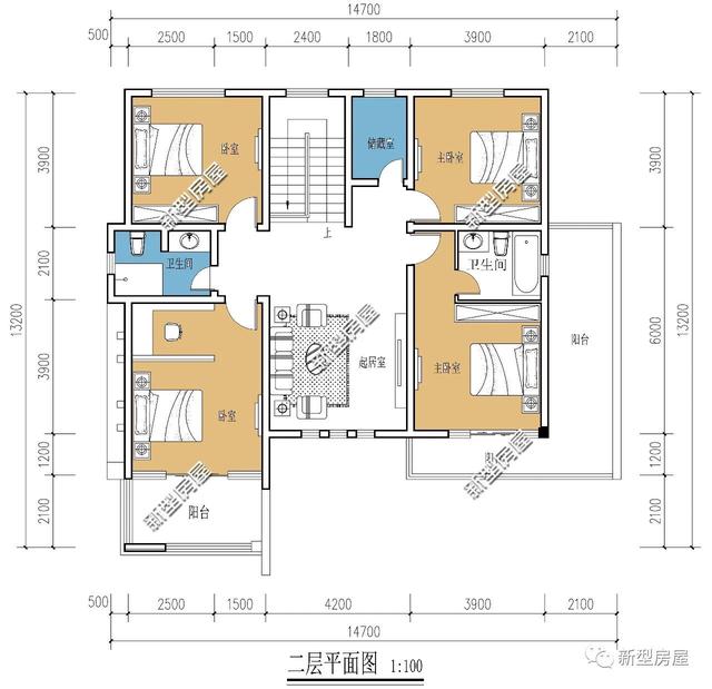 3套帶車庫露臺(tái)的別墅設(shè)計(jì)圖，實(shí)拍圖太美第2套30W就能建