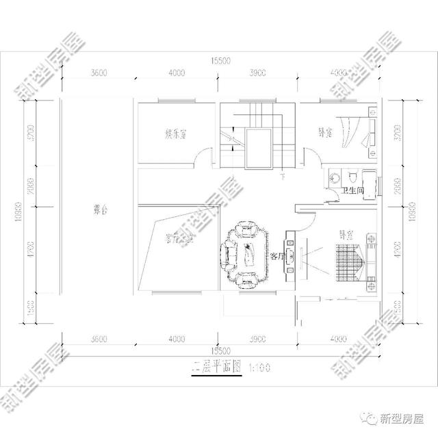 3套帶車庫露臺(tái)的別墅設(shè)計(jì)圖，實(shí)拍圖太美第2套30W就能建