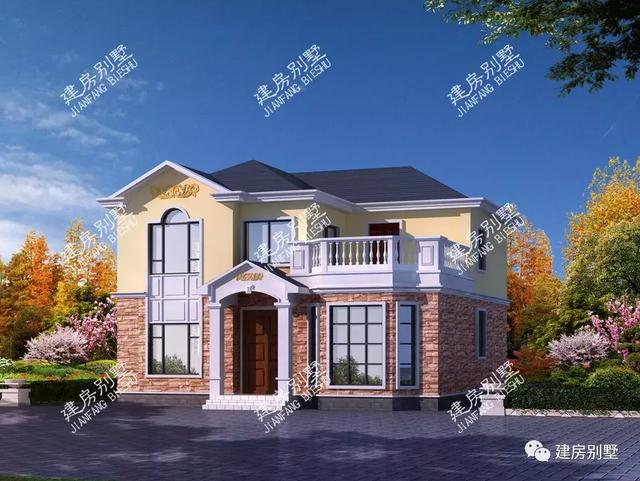 新型別墅設(shè)計(jì)圖，一眼就被迷住您多看幾眼就想建一棟