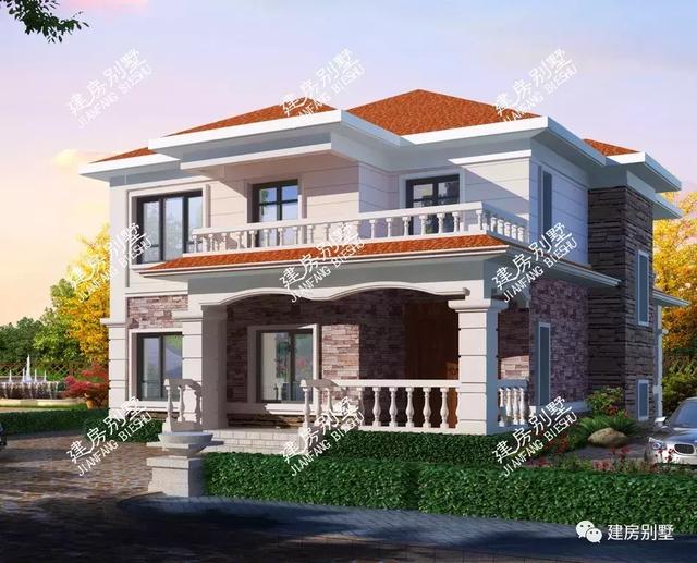 新型別墅設(shè)計(jì)圖，一眼就被迷住您多看幾眼就想建一棟