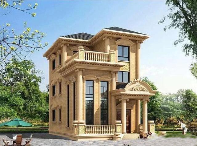 兩層小戶型別墅設(shè)計圖，五室兩廳功能齊全。