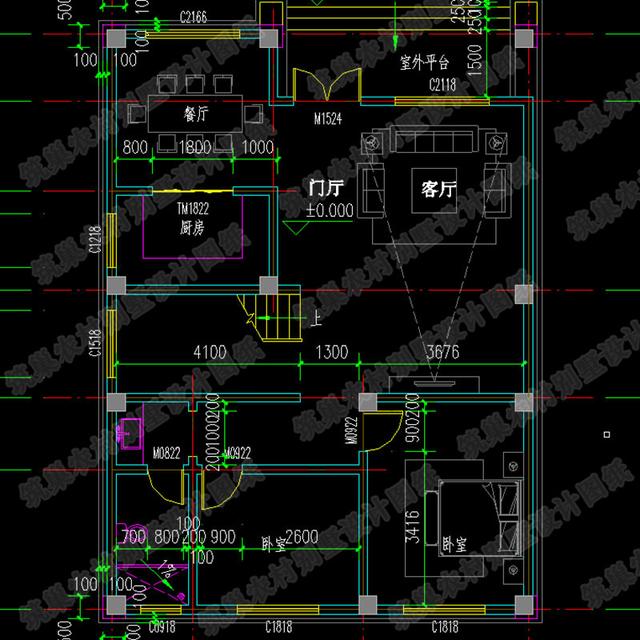 三層半四層別墅設(shè)計圖，多功能設(shè)計，讓您滿意入住。