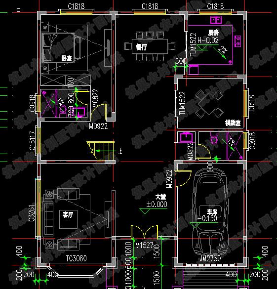 三層半四層別墅設(shè)計圖，多功能設(shè)計，讓您滿意入住。