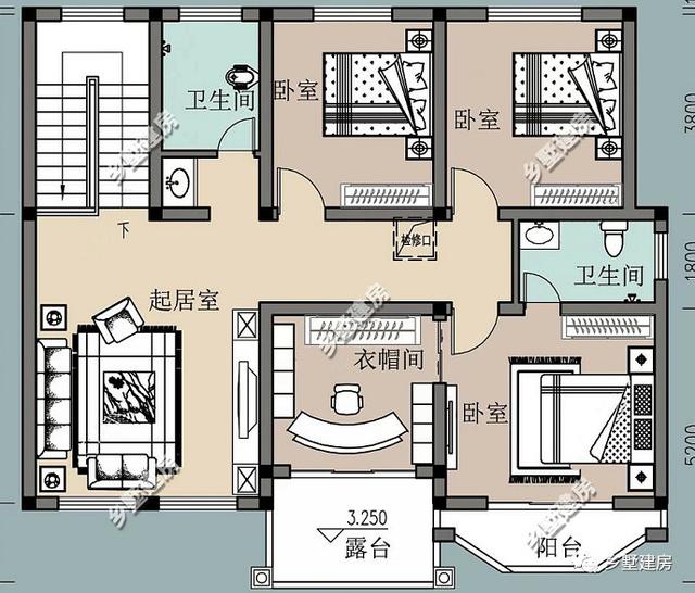 黃金別墅設(shè)計圖，造價二三十萬，依山傍水好去處！