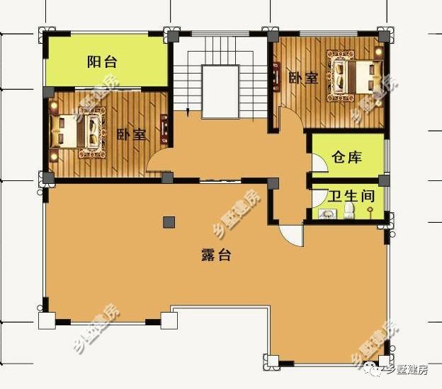 黃金別墅設(shè)計圖，造價二三十萬，依山傍水好去處！