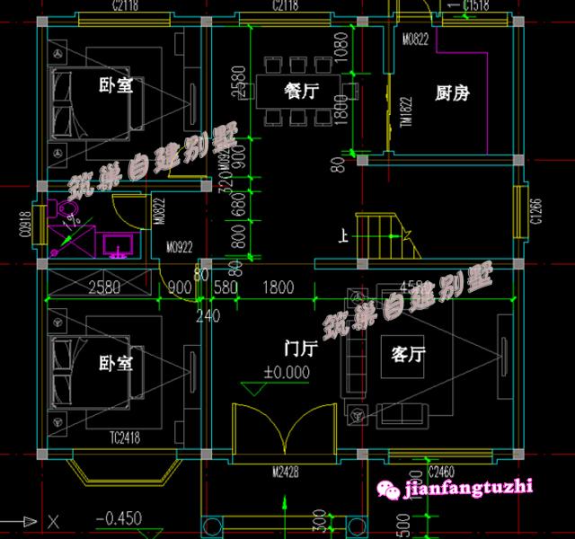 10x11米大方三層別墅設(shè)計(jì)圖，帶露臺(tái),造價(jià)只要25W！