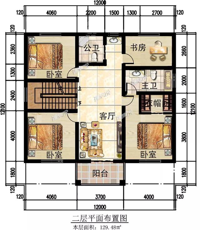 新型別墅設(shè)計(jì)圖，孝敬父母，讓他們安享晚年。