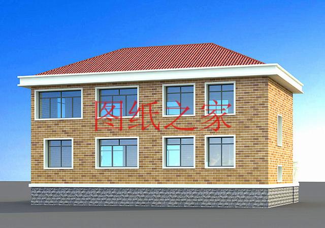 130平的二層別墅設(shè)計圖，外觀精美布局實用，造價只要30W。