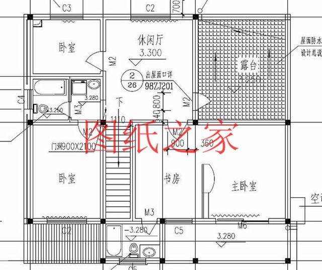 130平的二層別墅設(shè)計圖，外觀精美布局實用，造價只要30W。