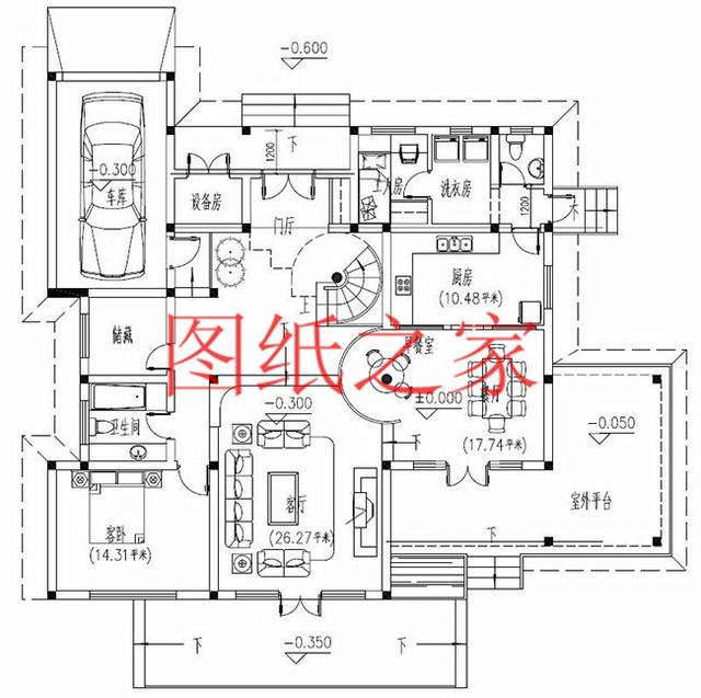 寬敞明亮的二層別墅設(shè)計圖，簡約大方、與眾不同！