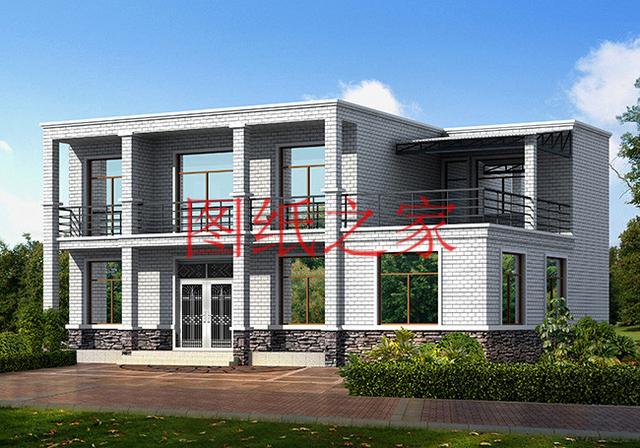 寬敞明亮的二層別墅設(shè)計圖，簡約大方、與眾不同！